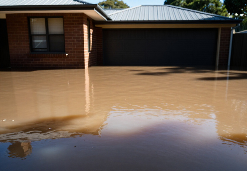 Before and After Flood Damage Repair in North Rocks